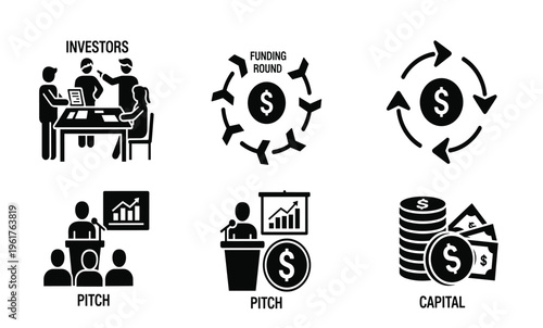 Business investment and funding concept.