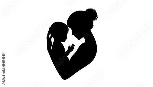silhouette of pregnant woman and her husband