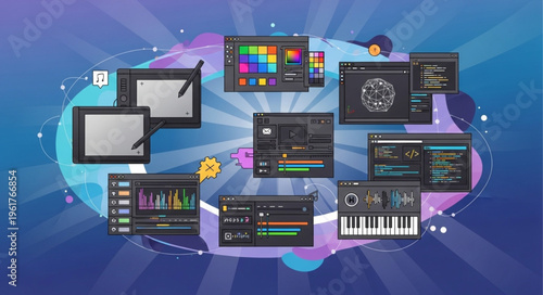 Digital Art Software Suite - A Comprehensive Creative Toolkit.