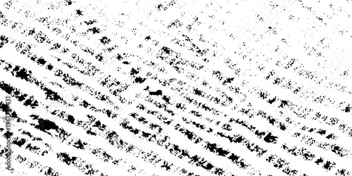 Black grunge texture with diagonal lines on white background vector graphic design element