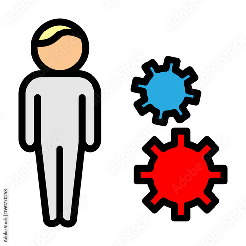 Setting Vector Filled Icon Design