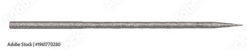 Billede på lærred 3d render of a galvanized steel lightning rod for outdoor protection, featuring