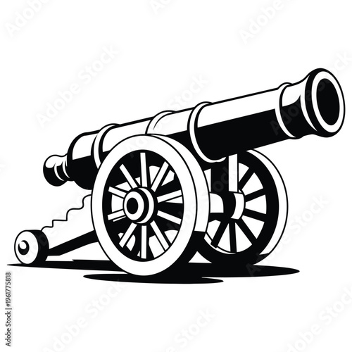 cannon vector illustration