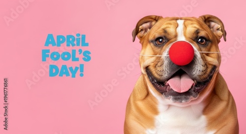 Funny Dog theme Happy Canine design Playful Pet theme Comical Prank design Joyful Celebration theme Festive april fools Wallpaper Background image