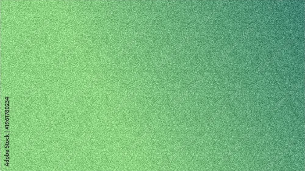 Fototapeta premium Abstract Green Gradient Texture Background with Soft Grain Noise and Smooth Color Blend