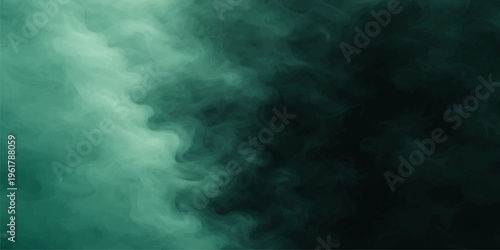 A dark motion of wispy white mist and smoke swirls against a black background texture to create an atmospheric cloud of air and light
