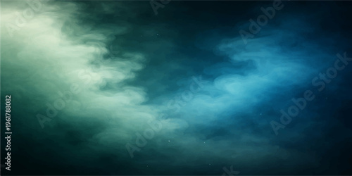 Dramatic dark clouds gather in a blue sky to create a moody cloudscape texture of wind and rain across the natural horizon