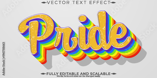 Retro sticker text effect, editable 70s and 80s text style