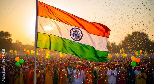 Celebrating india's independence day with patriotic spirit and national pride