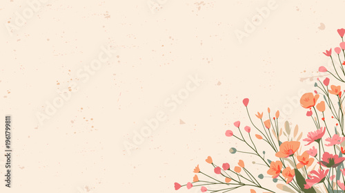 A festive and celebratory background with confetti and a light peach color scheme, perfect for adding a touch of joy and excitement to your designs.