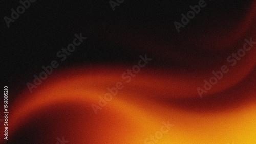 Fényképezés Warm background,Abstract grain texture background with warm orange and red gradi
