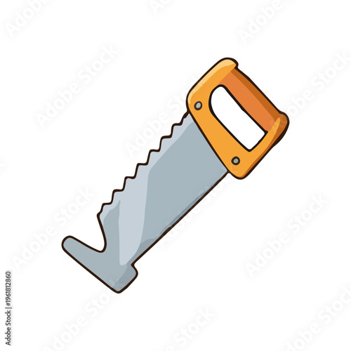 Hand Saw Illustration