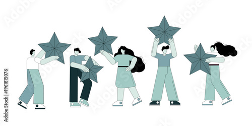 Give a rating. Review. People rate the store's performance and service.eps