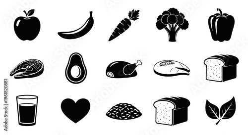 A variety of food items are arranged on a table indoors.