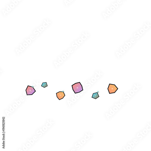 Sequin Scatter Lane wedding table decor confetti SVG