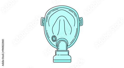 Diving Oxygen Mask Breathing Apparatus.