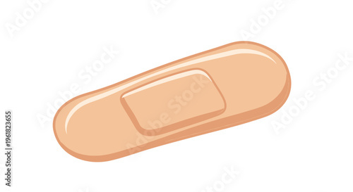 A single beige colored medical pill.
