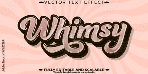 Retro sticker text effect, editable 70s and 80s text style