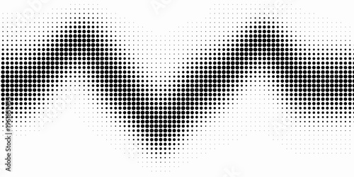 Grunge halftone gradient background. Faded grit noise texture. White and black sand wallpaper.