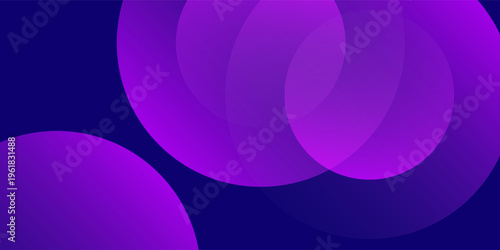 Minimal geometric background. Purple elements with fluid gradient. Dynamic shapes composition. Eps10 vector