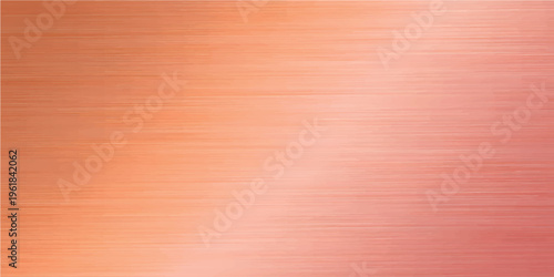 Brushed copper metal texture with warm reddish orange hues creating an elegant and modern background