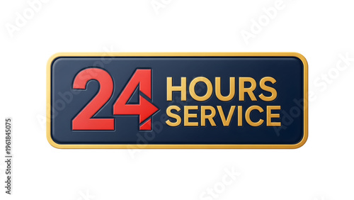 24 Hours Open Sticker Transparent Background 