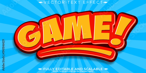 Comic book text effect, editable cartoon and pop art text style