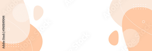 Minimalist soft pastel banner background. Clean aesthetic banner design