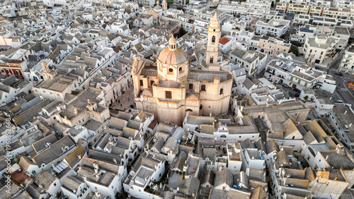aerial view of Locorotondo, Puglia, Italy