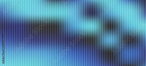 deep blue ribbed glass texture with wave lighting and soft vertical gradients on dark background, abstract futuristic design ideal for digital interfaces, branding, and tech visuals