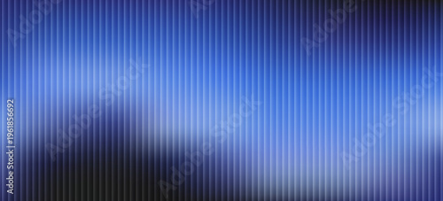 deep blue ribbed glass texture with wave lighting and soft vertical gradients on dark background, abstract futuristic design ideal for digital interfaces, branding, and tech visuals