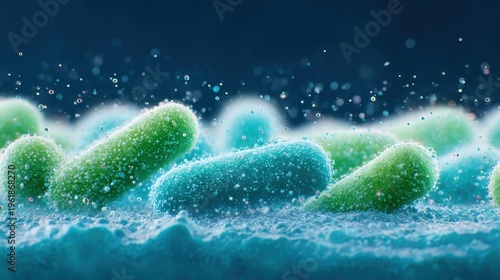 Microbial protection concept with probiotic barrier and gut system