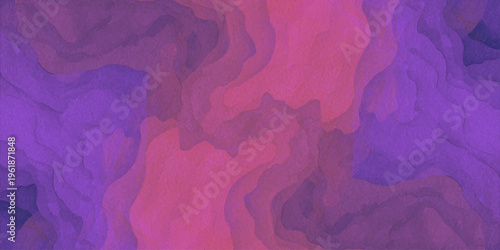 abstract purple and pink fluid textured background with organic wavy shapes and artistic watercolor paint effect