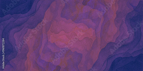 abstract purple and pink fluid textured background with organic wavy shapes and artistic watercolor paint effect