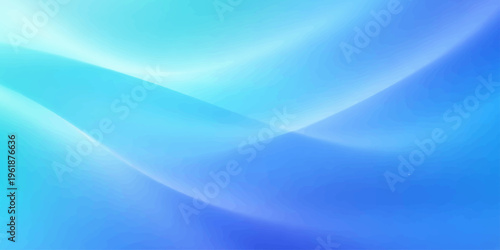 A smooth light blue wave design features flowing gradient lines and a swirl pattern to create a motion-filled abstract fractal backdrop wallpaper