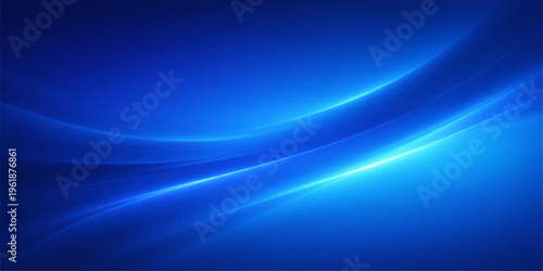 A glowing blue and purple abstract wallpaper design featuring soft flowing waves and smooth motion curves in a light energy pattern texture illustration