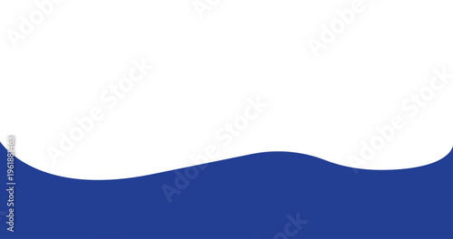 Modern Minimalist Blue and White Wavy Vector Background; Abstract Professional Horizon Design for Corporate Branding, Website Headers, and Clean Minimalist UI/UX Graphic Layouts.