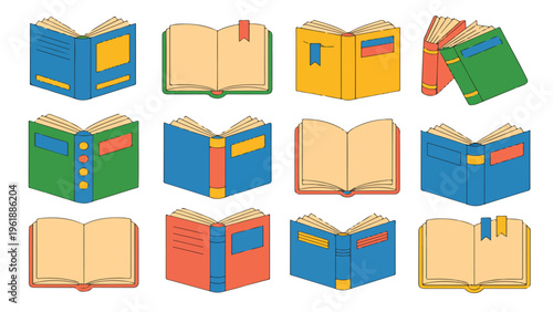 set of gift boxes with ribbons