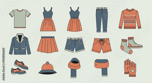 Collection of Stylish and Versatile Clothing Items for All Seasons.