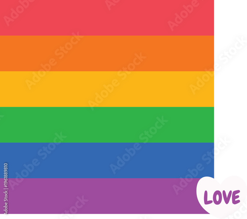 Pride images created in vector format.