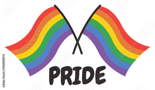 Pride images created in vector format.