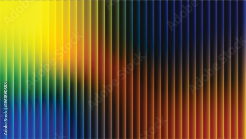 Vibrant Multi-Color Vertical Gradient Stripes, neon vertical stripe