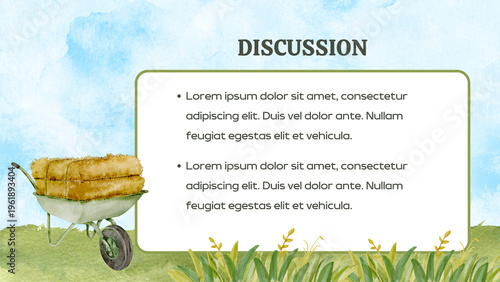 Blue Green Barn Illustrative Presentation 