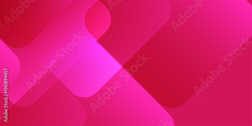 Abstract pink and magenta geometric background with overlapping rounded diagonal shapes and subtle light gradients