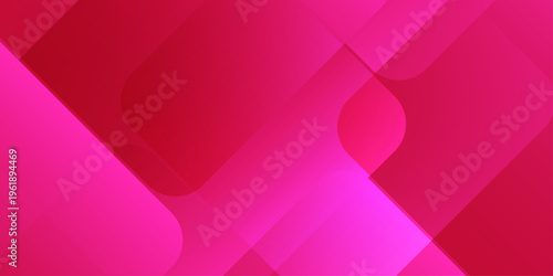 Abstract pink and magenta geometric background with overlapping rounded diagonal shapes and subtle light gradients