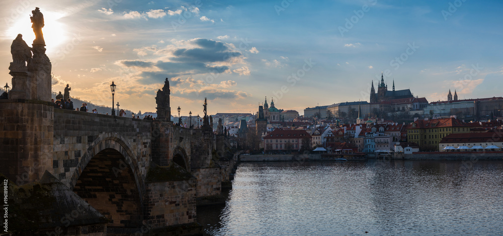 Obraz premium High Resolution Panorama Picture of Prague Old Town