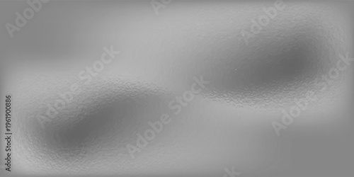 Shiny silver foil metallic texture - glossy gray steel gleaming surface, frosted glass effect with blur glare reflection, bright polished metal material. Brushed aluminum or chrome glistening bg.