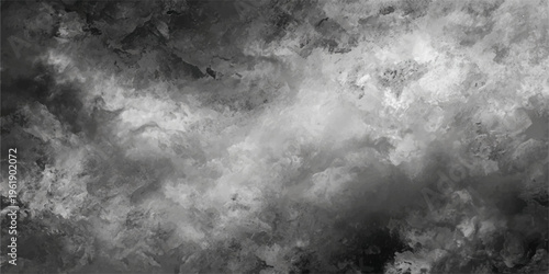 Dark grunge texture with water drops and abstract smoke drifting through a misty night sky under a storm cloud