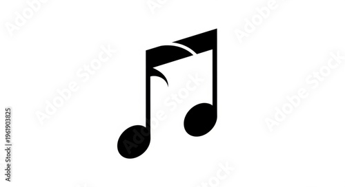 Musical Note Symbol - A Rhythmic Icon of Sound and Harmony.
