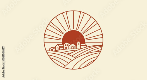 Sunrise over rolling hills and farmland 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 with rural landscape